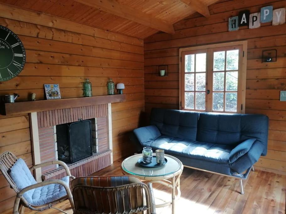 Chalet En Pleine Nature Au Bord D'Un Etang Lanvallay Exterior photo